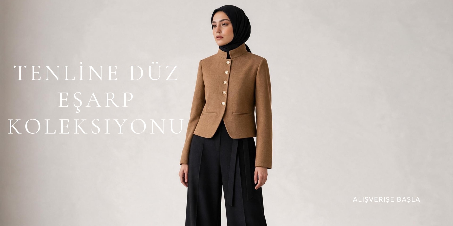 TENLİNE DÜZ EŞARP